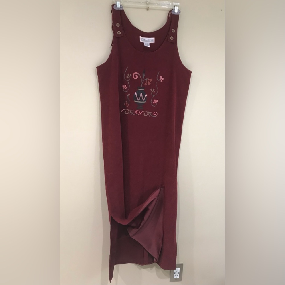 ☀️NWOT JESSICA HOWARD Maxi Jersey Jumper High Side Slits, 12